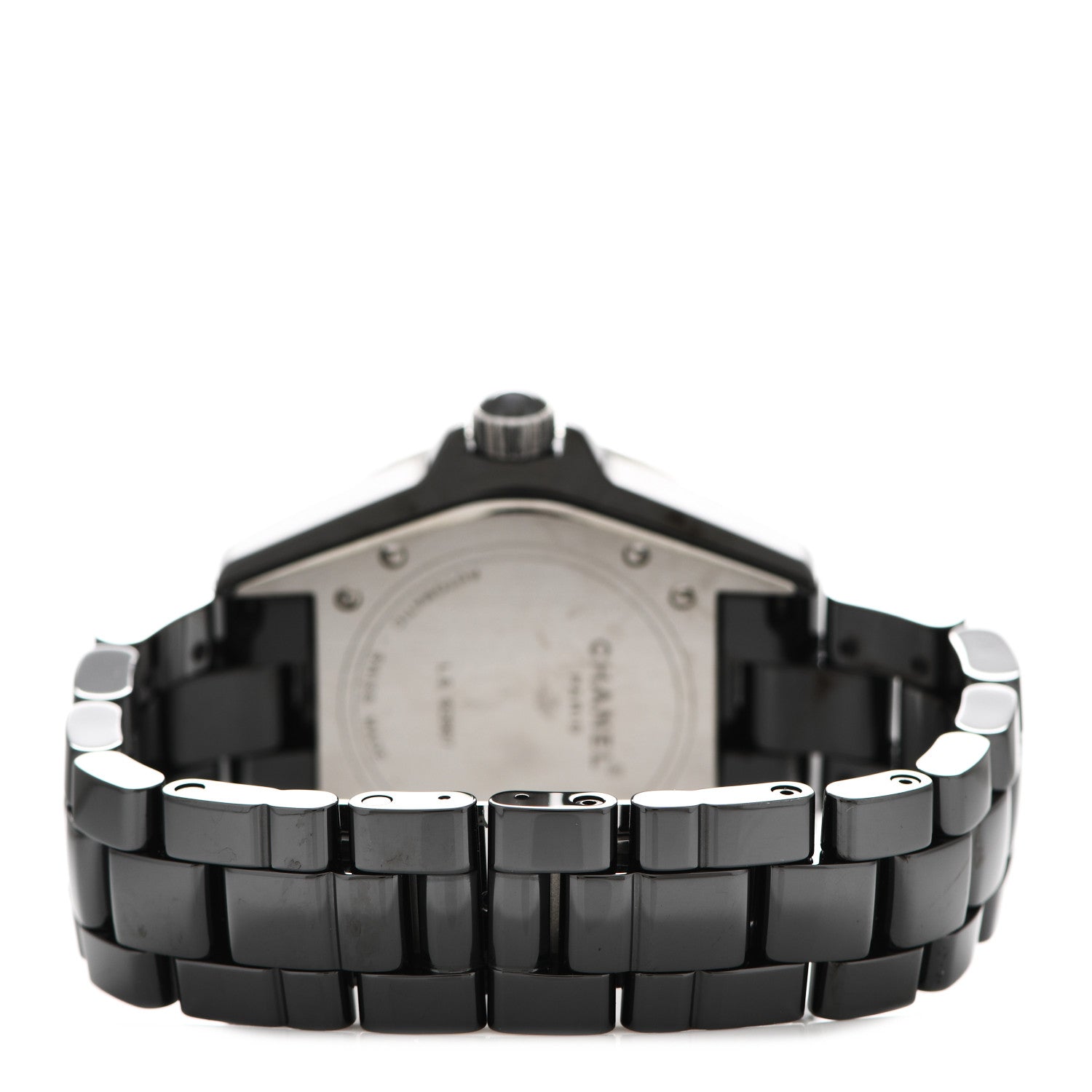 Chanel Stainless Steel Ceramic Ruby 38mm J12 Automatic Watch Black 3 of 4