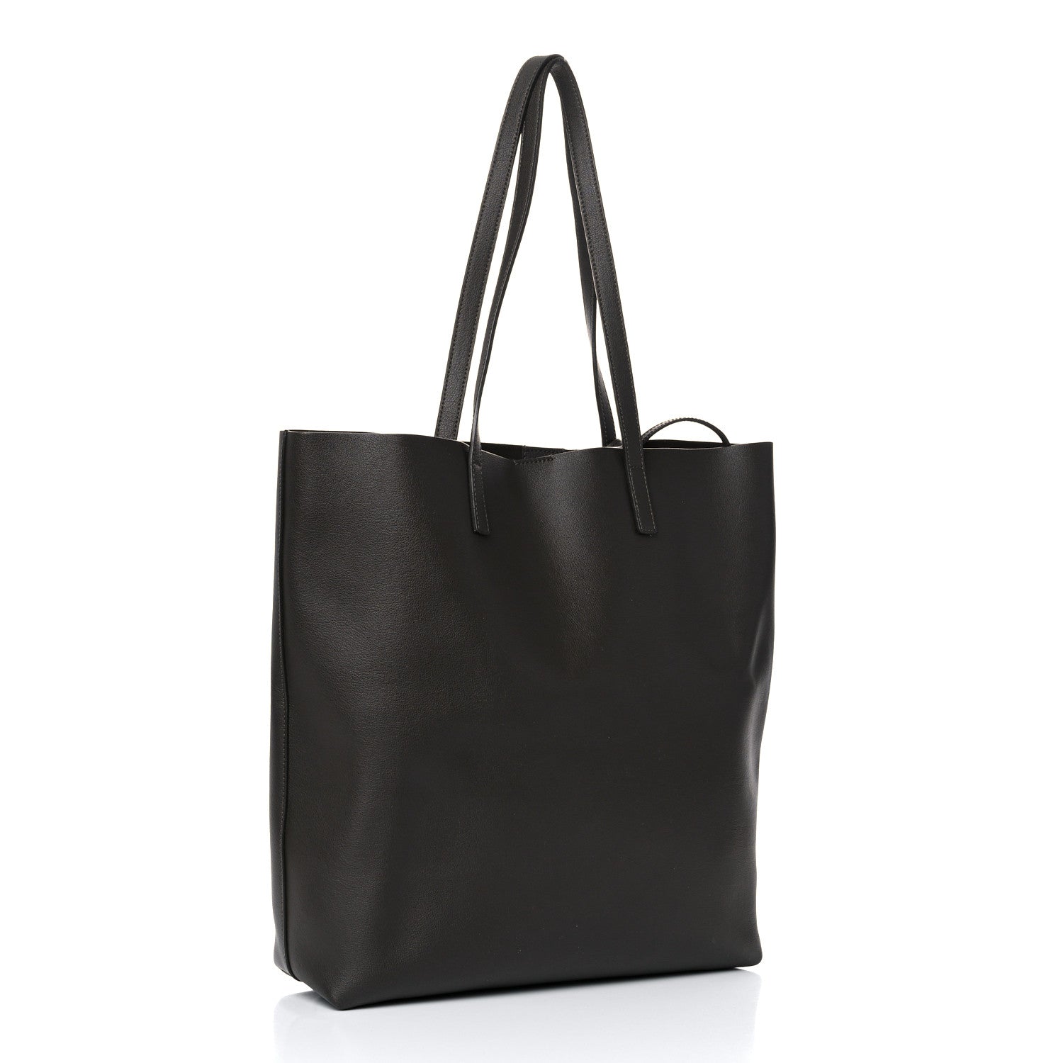 Saint Laurent Calfskin Medium Shopping Tote Haunting Green 2 of 15