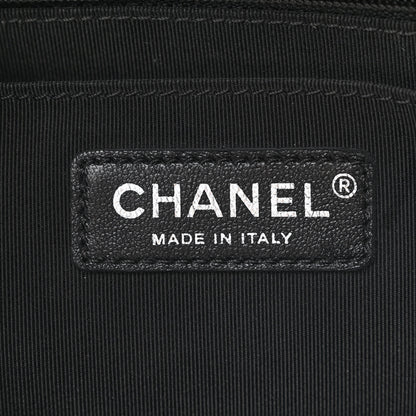 Chanel Calfskin Chevron Quilted Large Urban Spirit Backpack Black 6 of 13