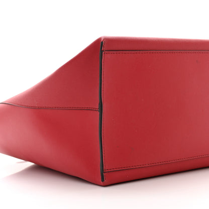 Givenchy Calfskin Medium GV Shopper Tote Dark Red 9 of 11