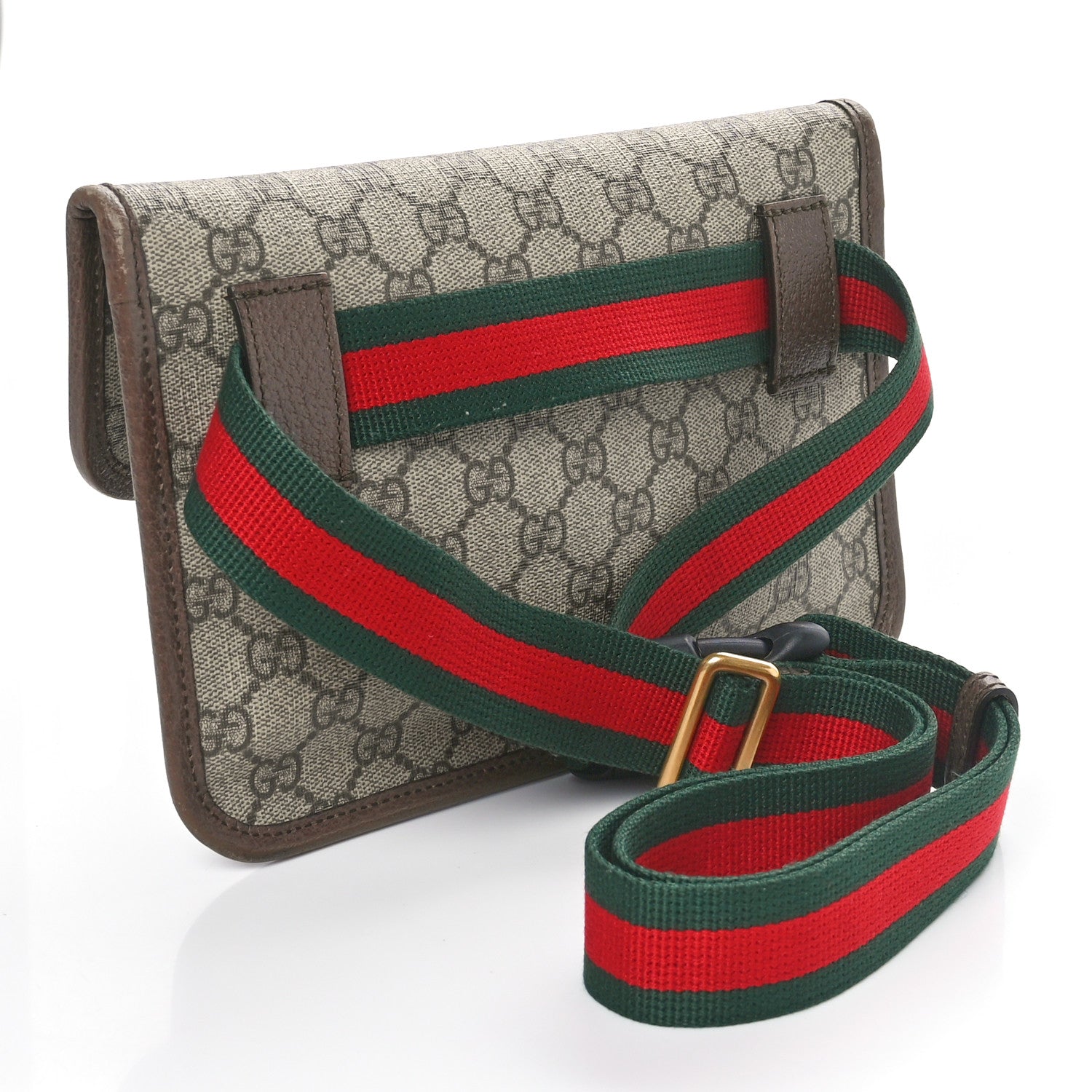 Gucci GG Supreme Monogram Neo Vintage Web Belt Bag Brown 2 of 11