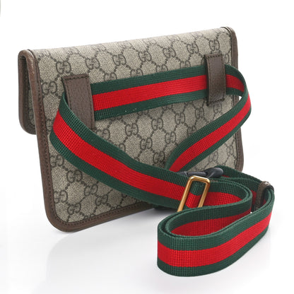 Gucci GG Supreme Monogram Neo Vintage Web Belt Bag Brown 2 of 11
