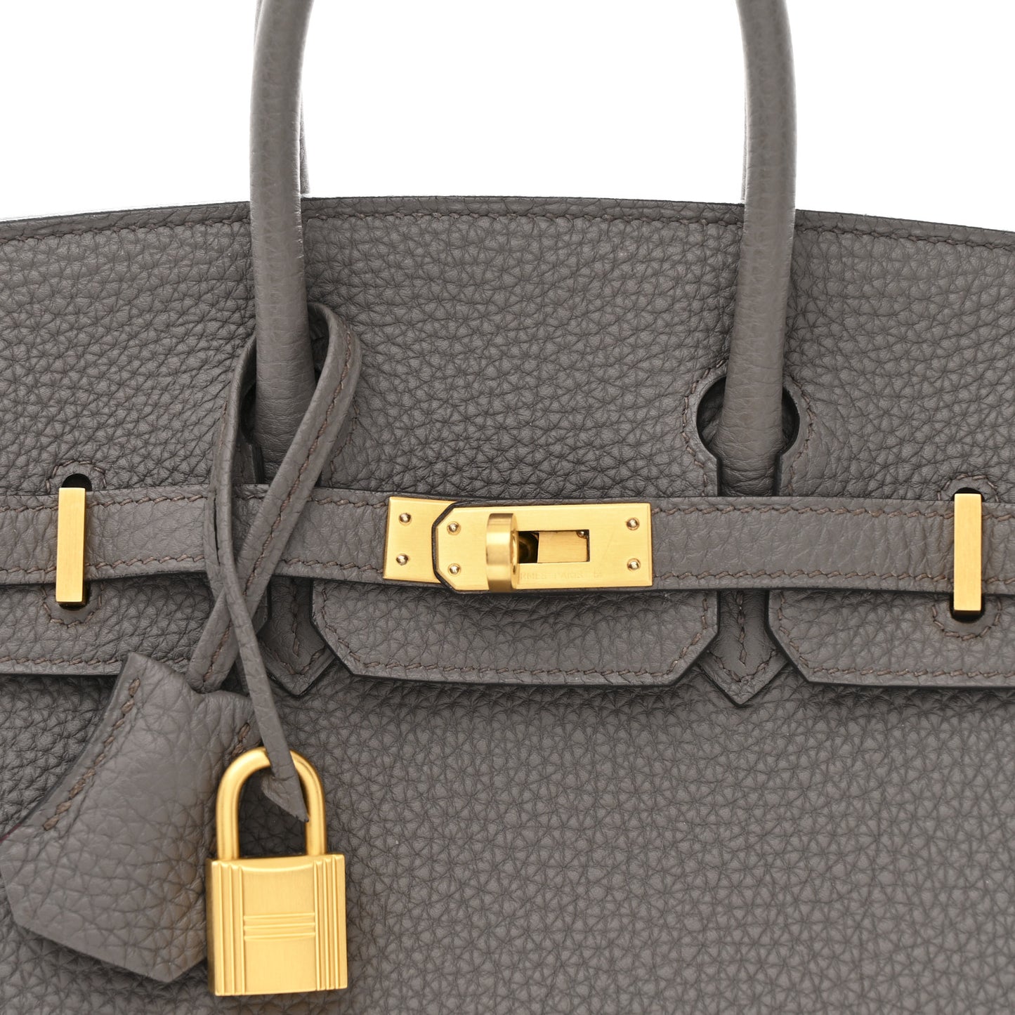 Togo Horseshoe Birkin 25 Etain Rose Extreme