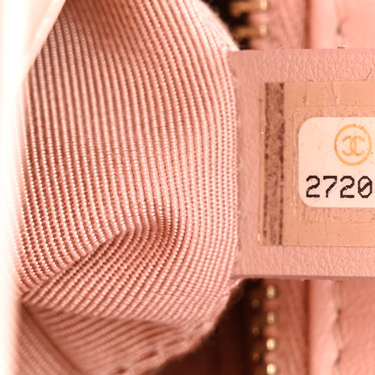 Aged Calfskin Quilted Small Gabrielle Hobo Pink