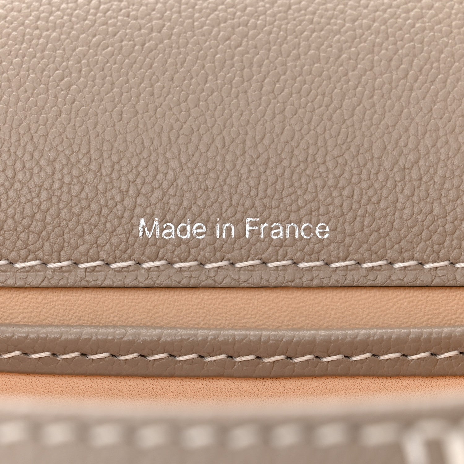 Delvaux Grained Rodeo Calfskin Surpique Mini Brillant Satchel Tourterelle Ivory 7 of 10