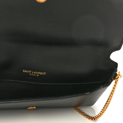 Saint Laurent Smooth Calfskin Monogram Phone Holder Crossbody Black 4 of 9
