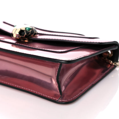 Bulgari Metallic Calfskin Serpenti Medium Crossbody Bag Pink 6 of 16