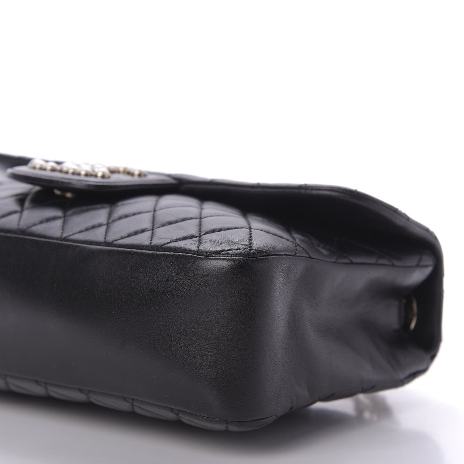 Chanel Lambskin Medium Westminster Pearl Flap Black 7 of 11