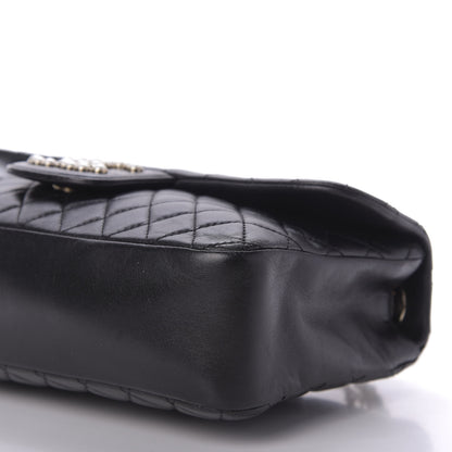 Chanel Lambskin Medium Westminster Pearl Flap Black 7 of 11