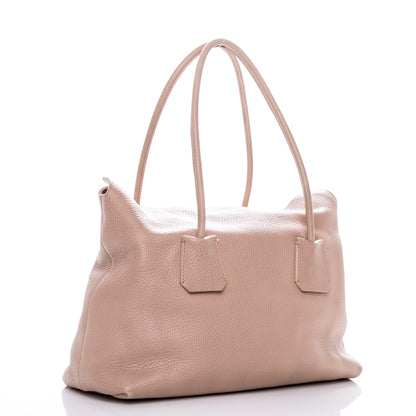Burberry Grainy Calfskin Medium Baynard Tote Light Nude 3 of 9