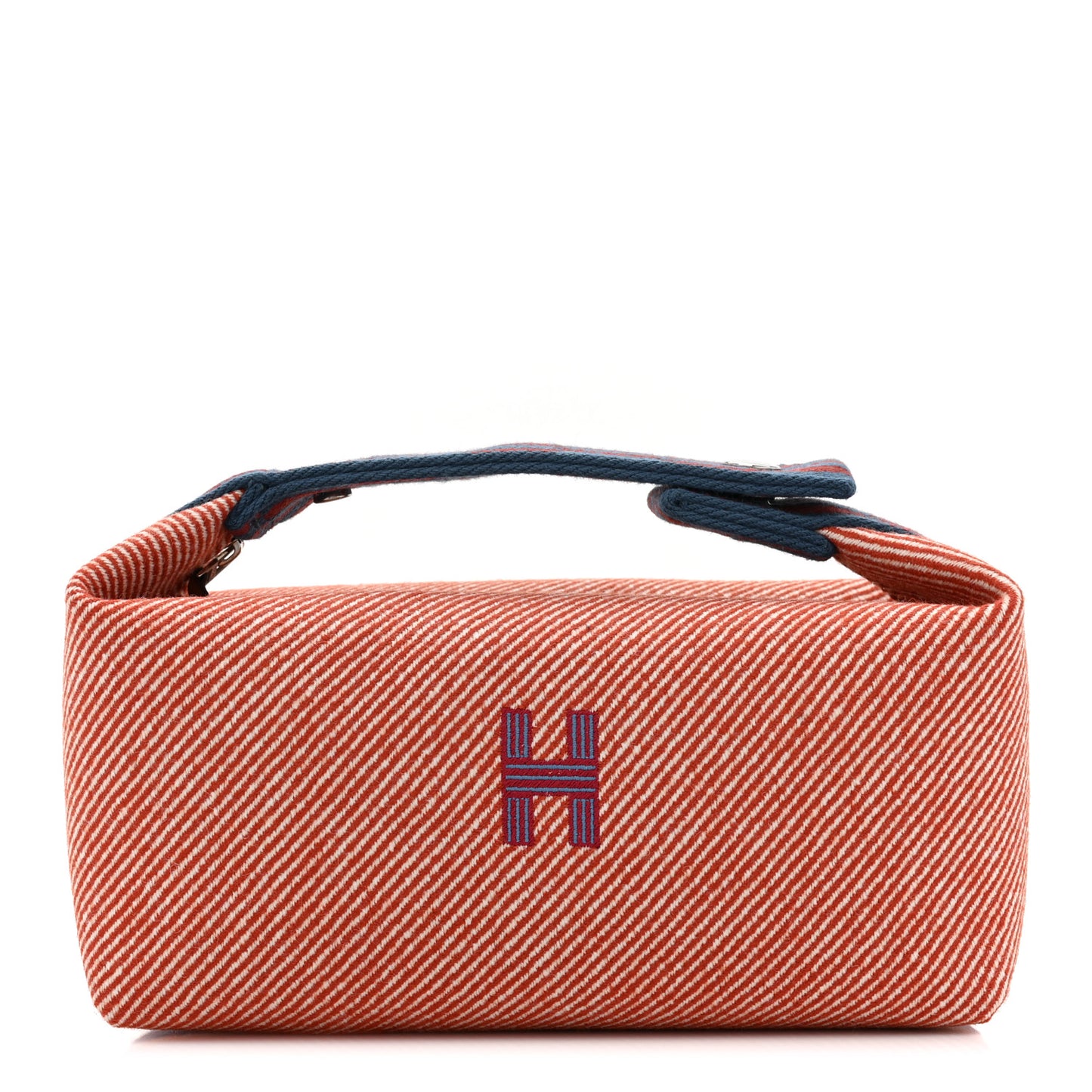 Wool Small Bride-A-Brac H Natte Pouch Tomette