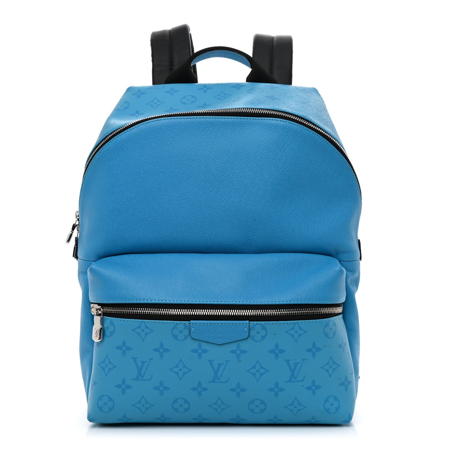 Taiga Monogram Discovery Backpack PM Blue Lagoon