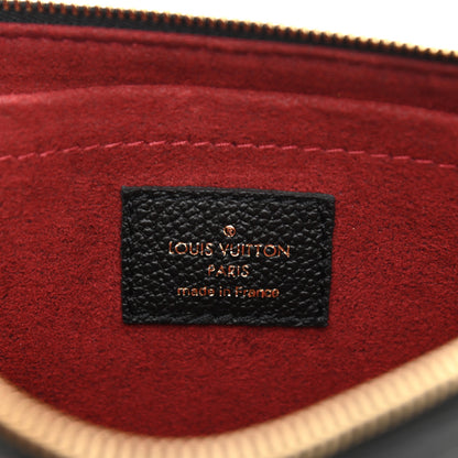 Louis Vuitton Empreinte Monogram Giant Multi Pochette Accessories Large Pochette Black Beige 6 of 8