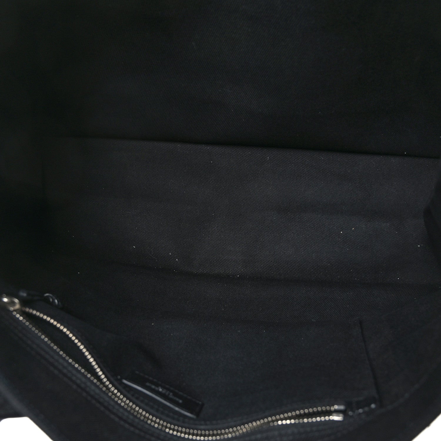 Saint Laurent Linen Calfskin Rive Gauche Tote Black 5 of 8