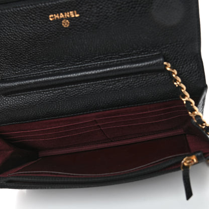 Chanel Caviar Quilted Wallet On Chain WOC Black 4 of 6