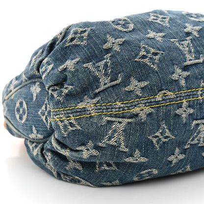 Louis Vuitton Monogram Denim Pleaty Blue 9 of 13