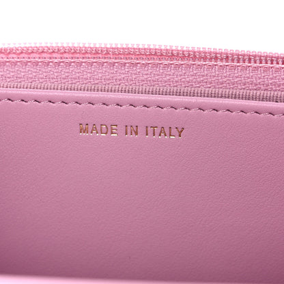 Chanel Shiny Caviar Quilted Pick Me Up Wallet On Chain WOC Pink 7 of 11