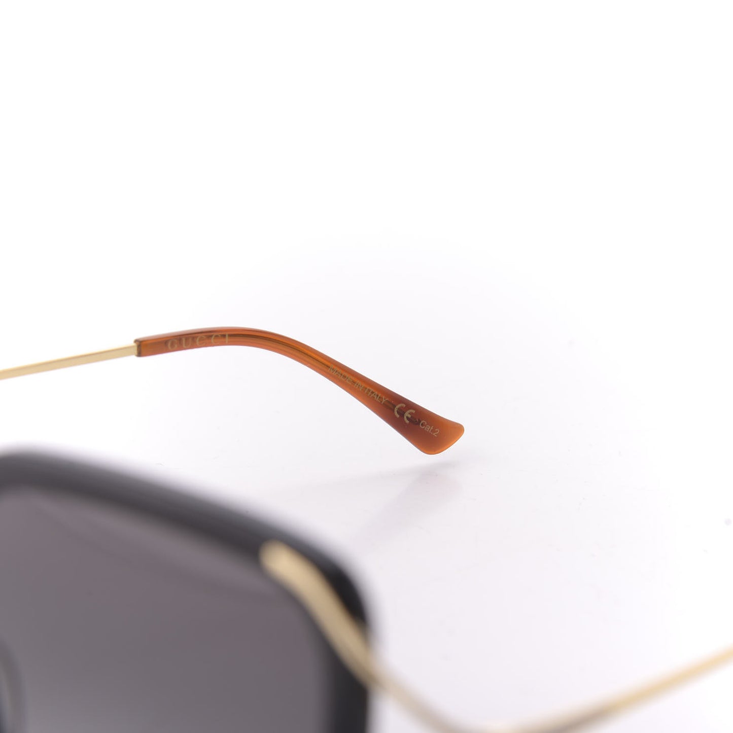Acetate Butterfly Sunglasses GG0647S Black White