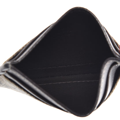 Gucci GG Supreme Monogram Card Holder Dark Brown 5 of 7