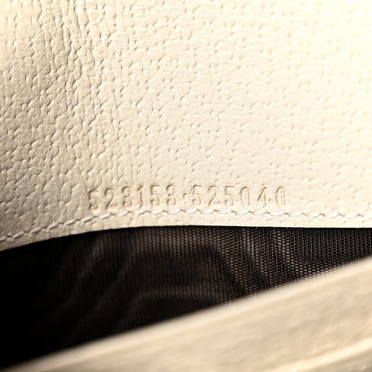 Gucci GG Supreme Monogram Flora Web Ophidia Continental Wallet White 7 of 10