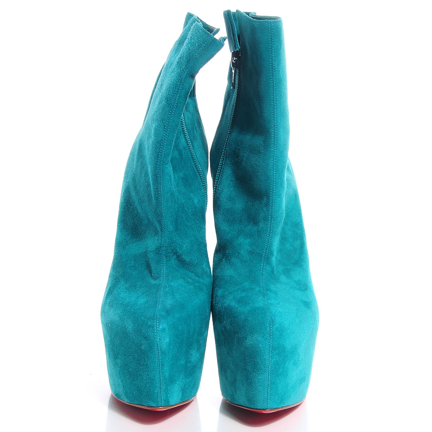 Christian Louboutin Suede Daf Booty 160 Ankle Boots 38.5 2 of 7