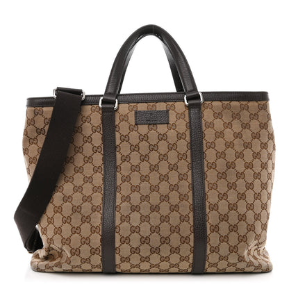 Gucci GG Monogram Large Joy Tote Bag Dark Brown 1 of 11