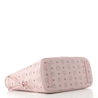MCM Visetos Medium Liz Reversible Shopper Tote Powder Pink 7 of 16
