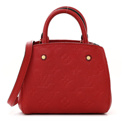Louis Vuitton Empreinte Montaigne Nano Cherry 1 of 10
