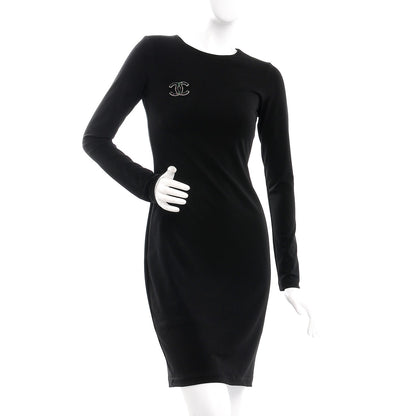 Chanel Ruthenium Tweed CC Brooch Black Multicolor 4 of 8