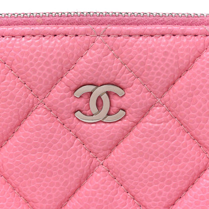 Chanel Caviar Quilted Medium Cosmetic Case Pink 8 of 9