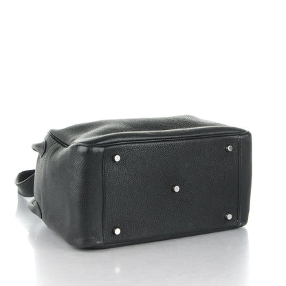 Hermes Taurillon Clemence Lindy 34 Black 4 of 7