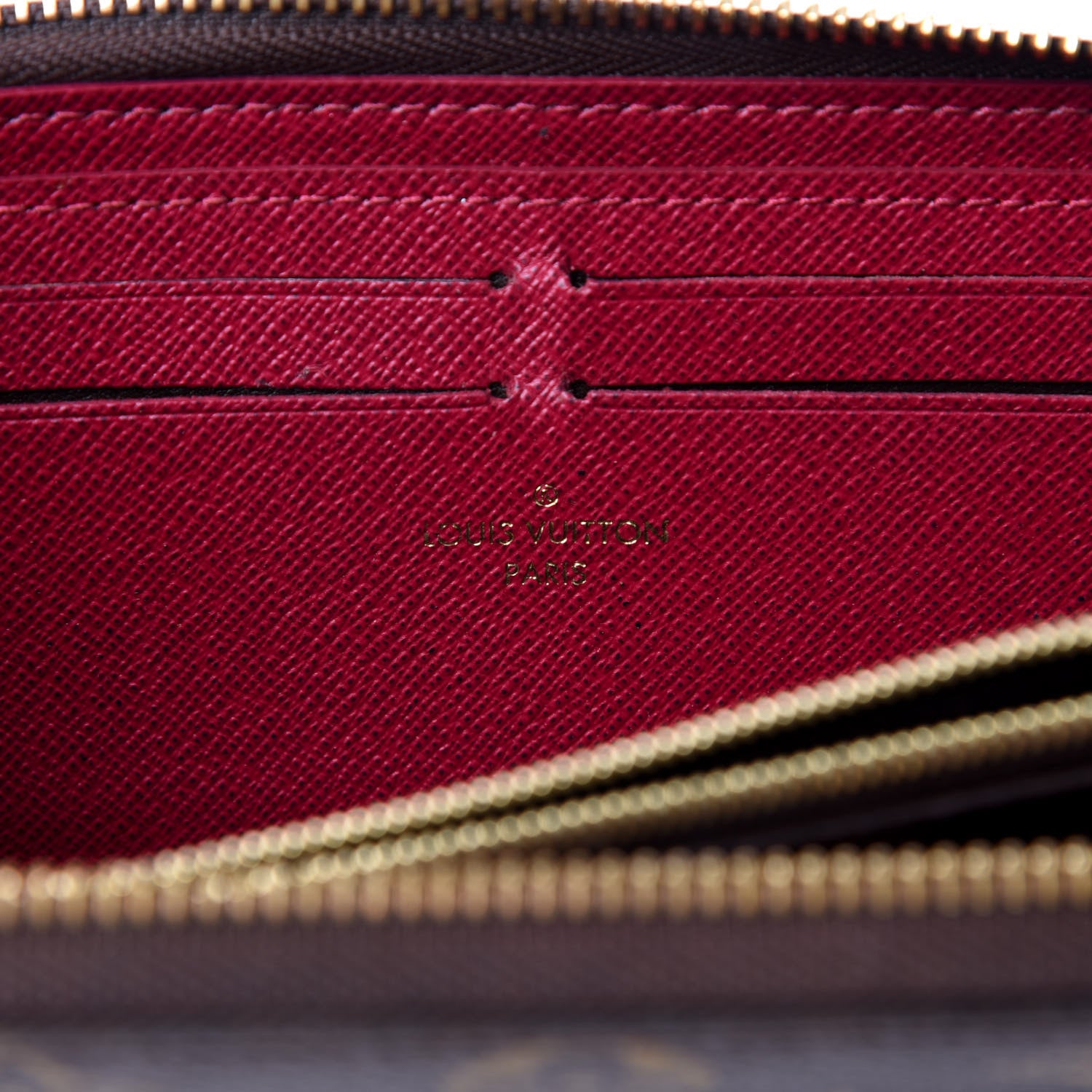 Louis Vuitton Monogram Clemence Wallet Fuchsia 5 of 9