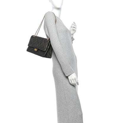 Chanel Metallic Calfskin Quilted 2.55 Reissue 226 Flap Charcoal 2 of 10