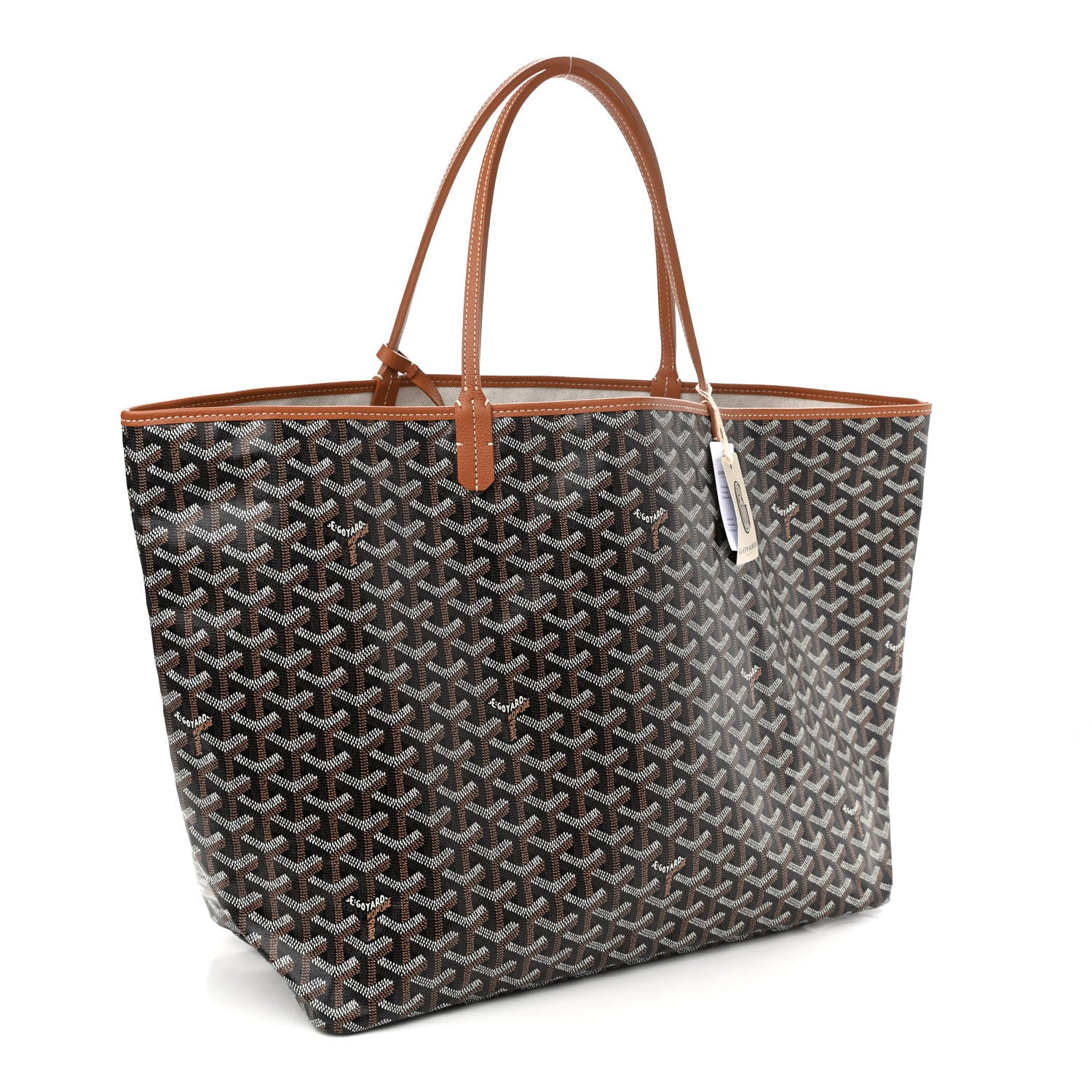 Goyard Goyardine Saint Louis GM Black Gold 4 of 10
