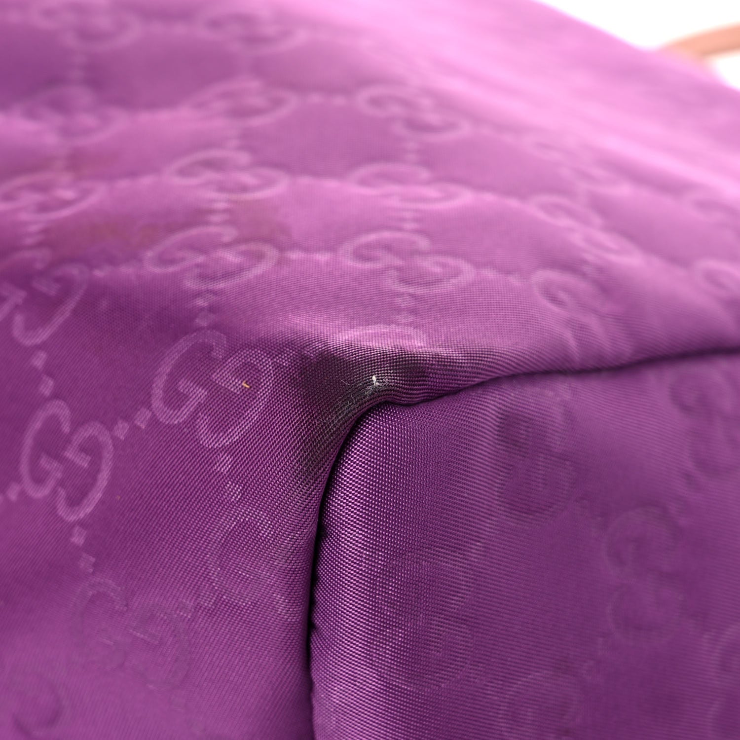 Gucci Nylon Guccissima Medium Tote Purple 9 of 35