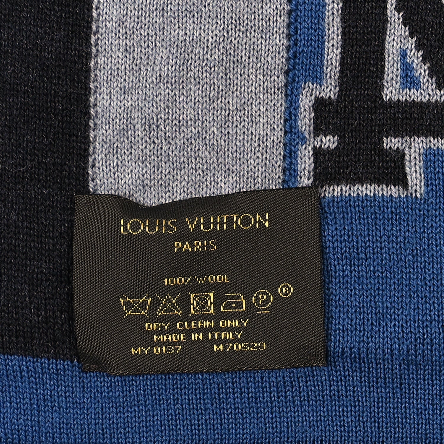 Louis Vuitton Wool LV League Bonnet Blue Multicolor 3 of 3