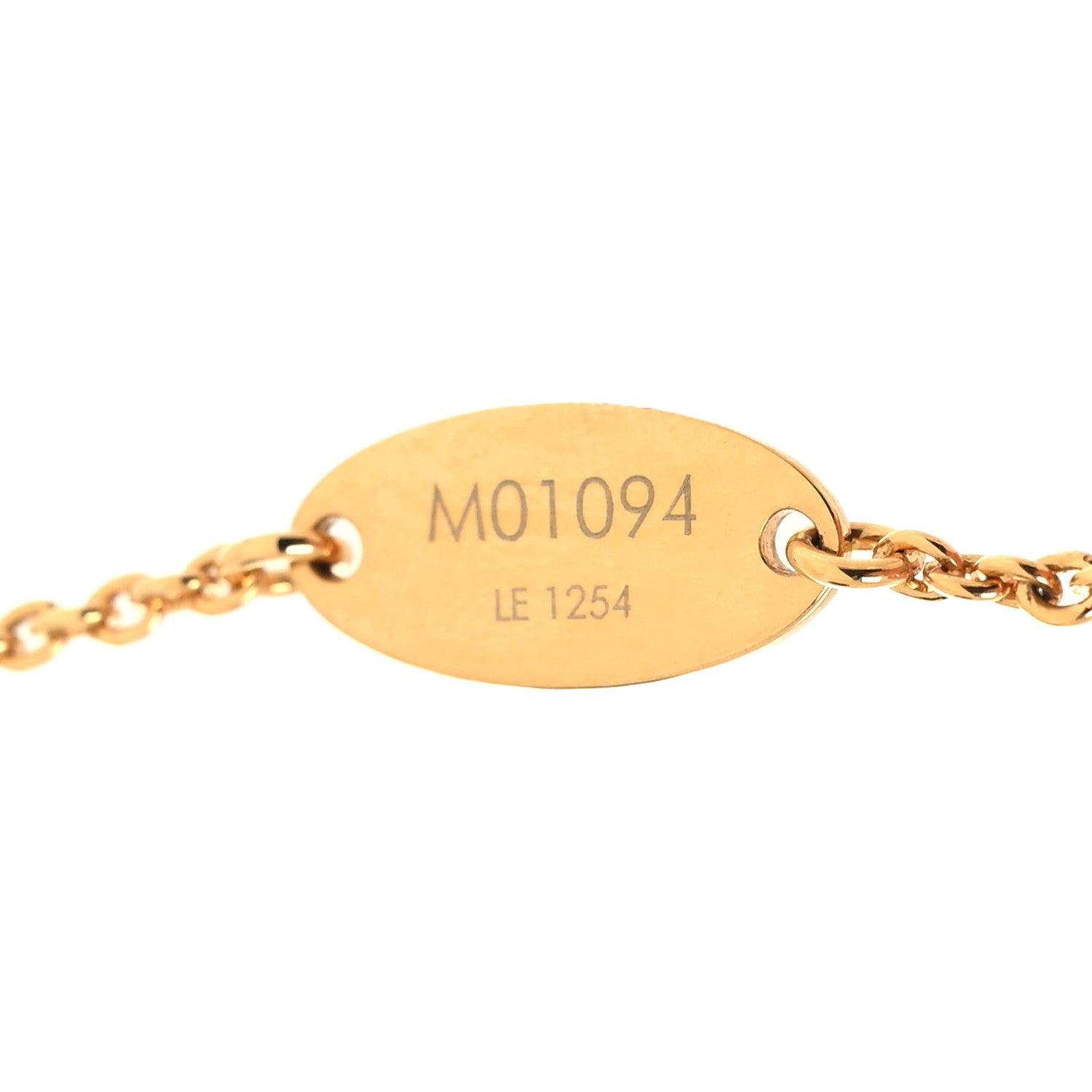 Louis Vuitton Enamel LV Iconic Necklace Gold Fuchsia 6 of 7