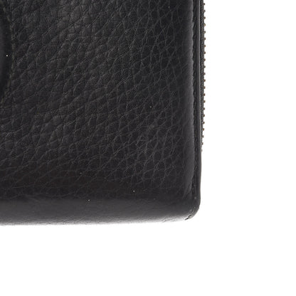 Gucci Pebbled Calfskin Soho Zip Around Wallet Black 10 of 10