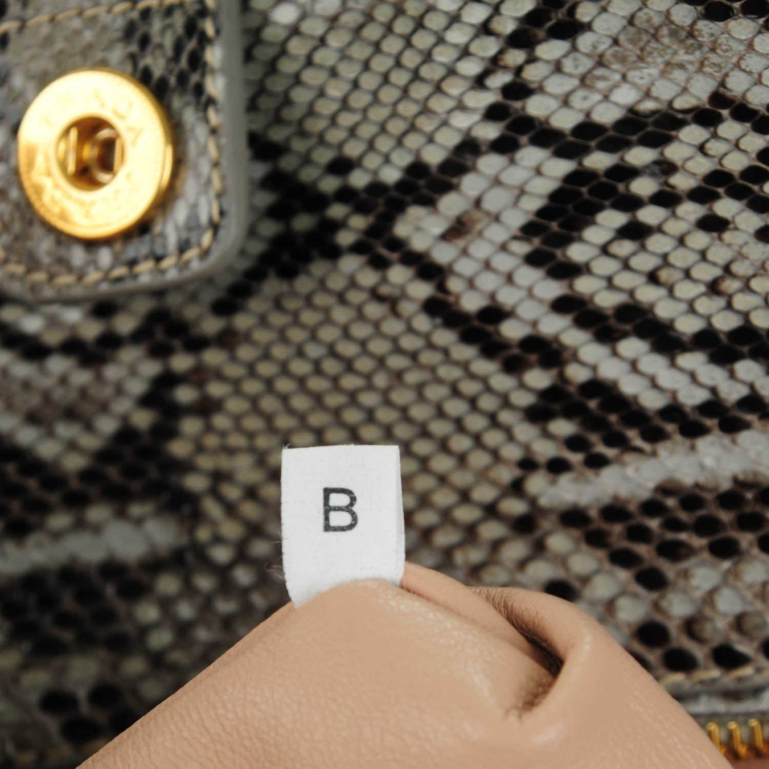 Prada Shiny Python Tote Astro 8 of 10