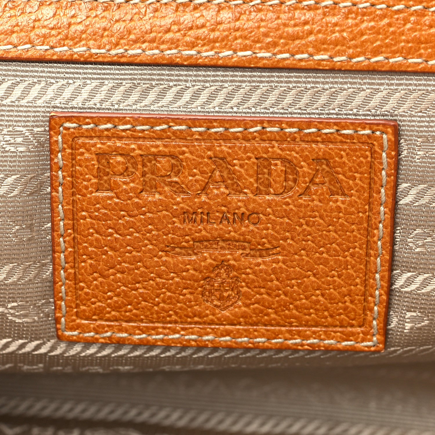 Prada Paglia Cinghiale Small Frame Bag Naturale Cuoio 5 of 6