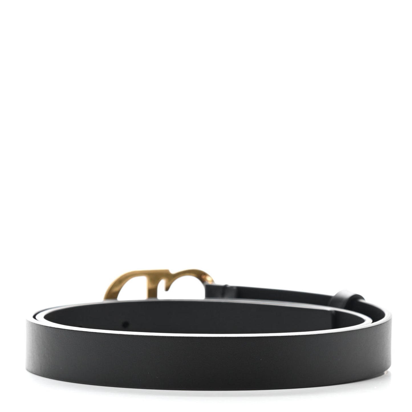 Calfskin Saddle Belt 80 Black