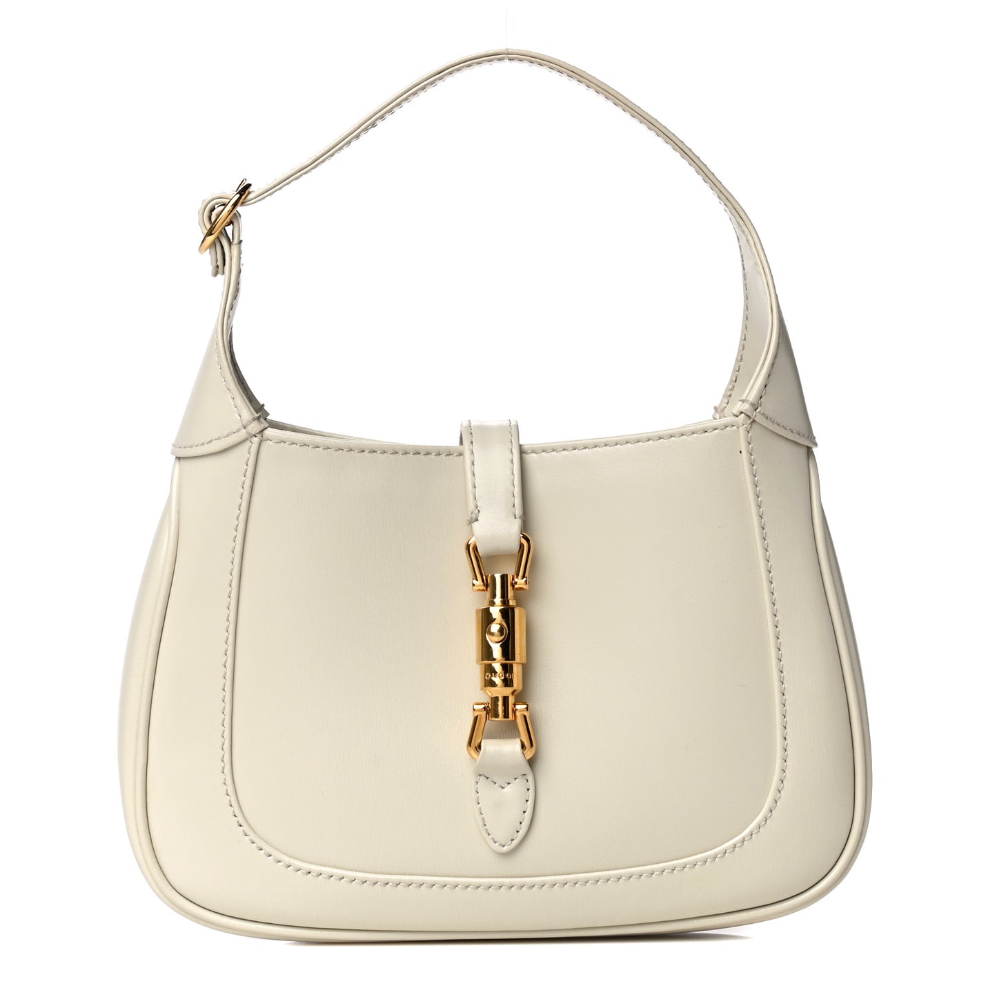 Boarded Dyana Lux Calfskin Mini Jackie 1961 Hobo Mystic White