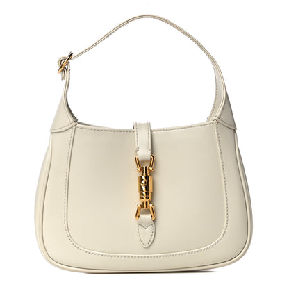 Gucci Boarded Dyana Lux Calfskin Mini Jackie 1961 Hobo Mystic White 1 of 16