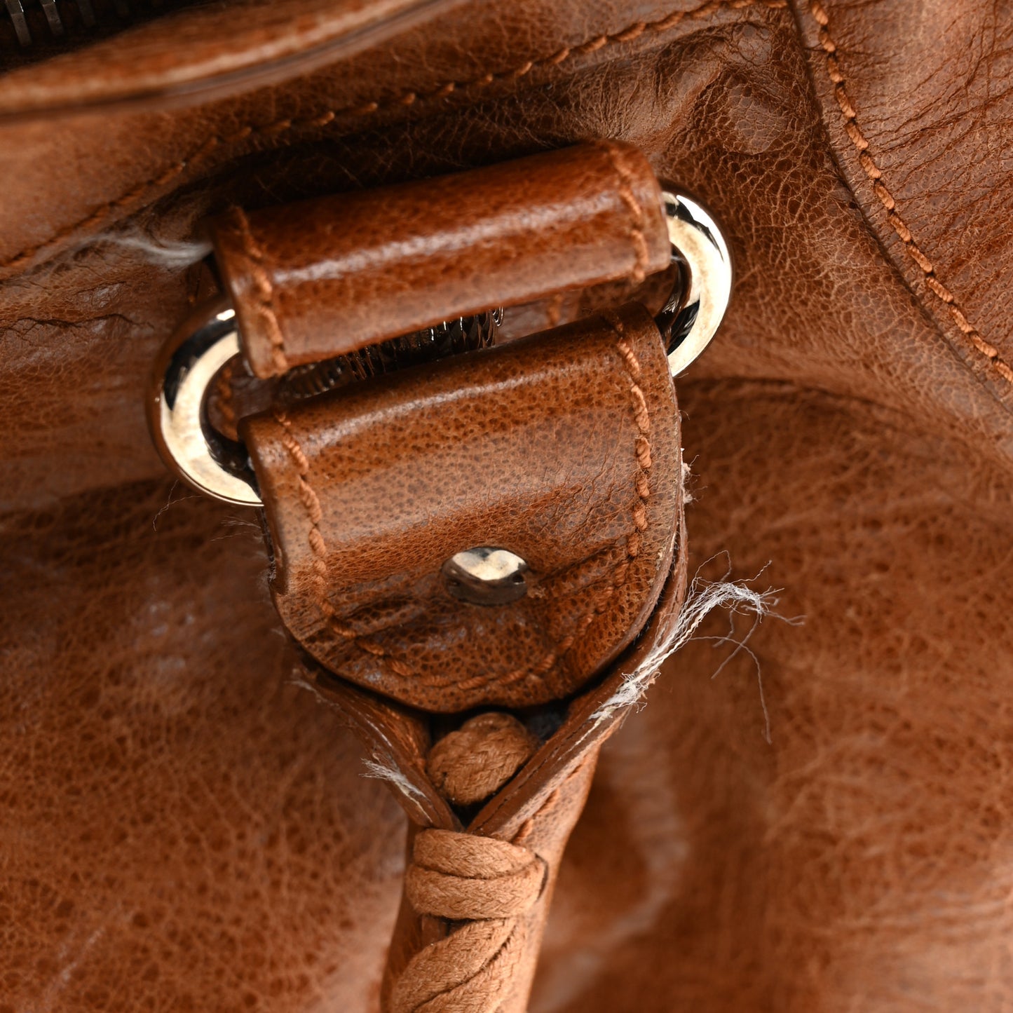 Agneau Giant 21 Silver Hardware City Sienna