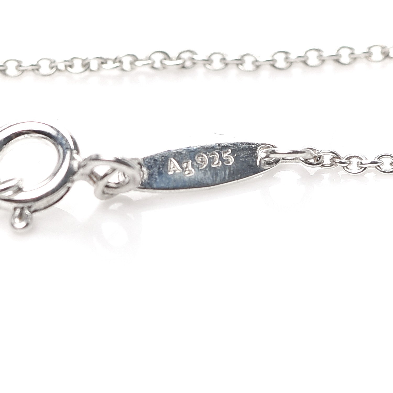 Tiffany Sterling Silver Aquamarine Elsa Peretti Color By The Yard Bracelet 6 of 6