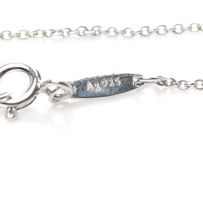 Tiffany Sterling Silver Aquamarine Elsa Peretti Color By The Yard Bracelet 6 of 6