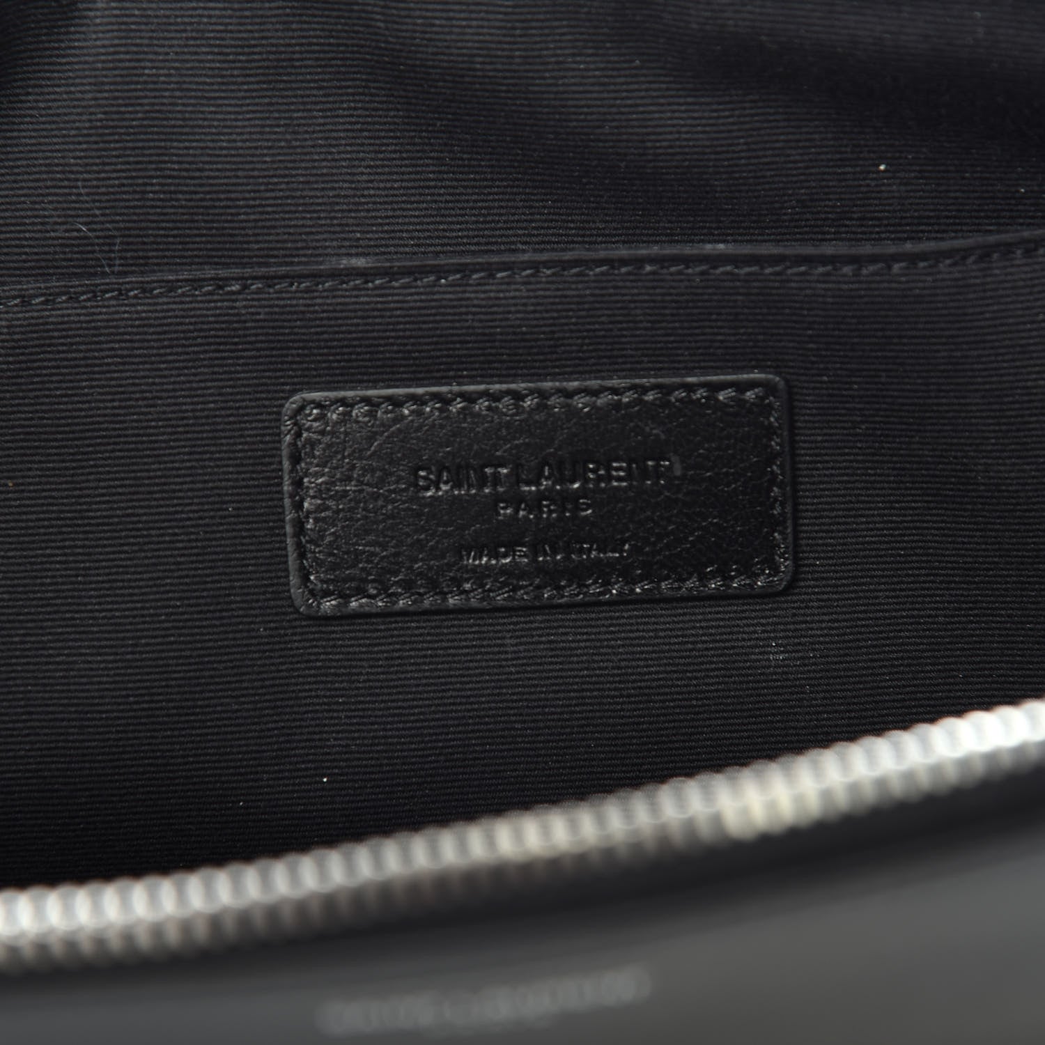 Saint Laurent Calfskin Waiting for Sunset Large Sac De Jour Carryall Pouch Black 6 of 7