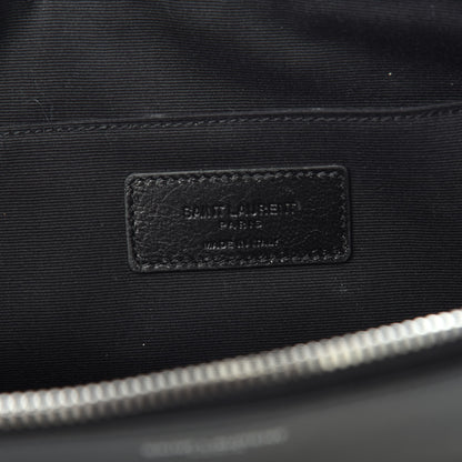 Saint Laurent Calfskin Waiting for Sunset Large Sac De Jour Carryall Pouch Black 6 of 7