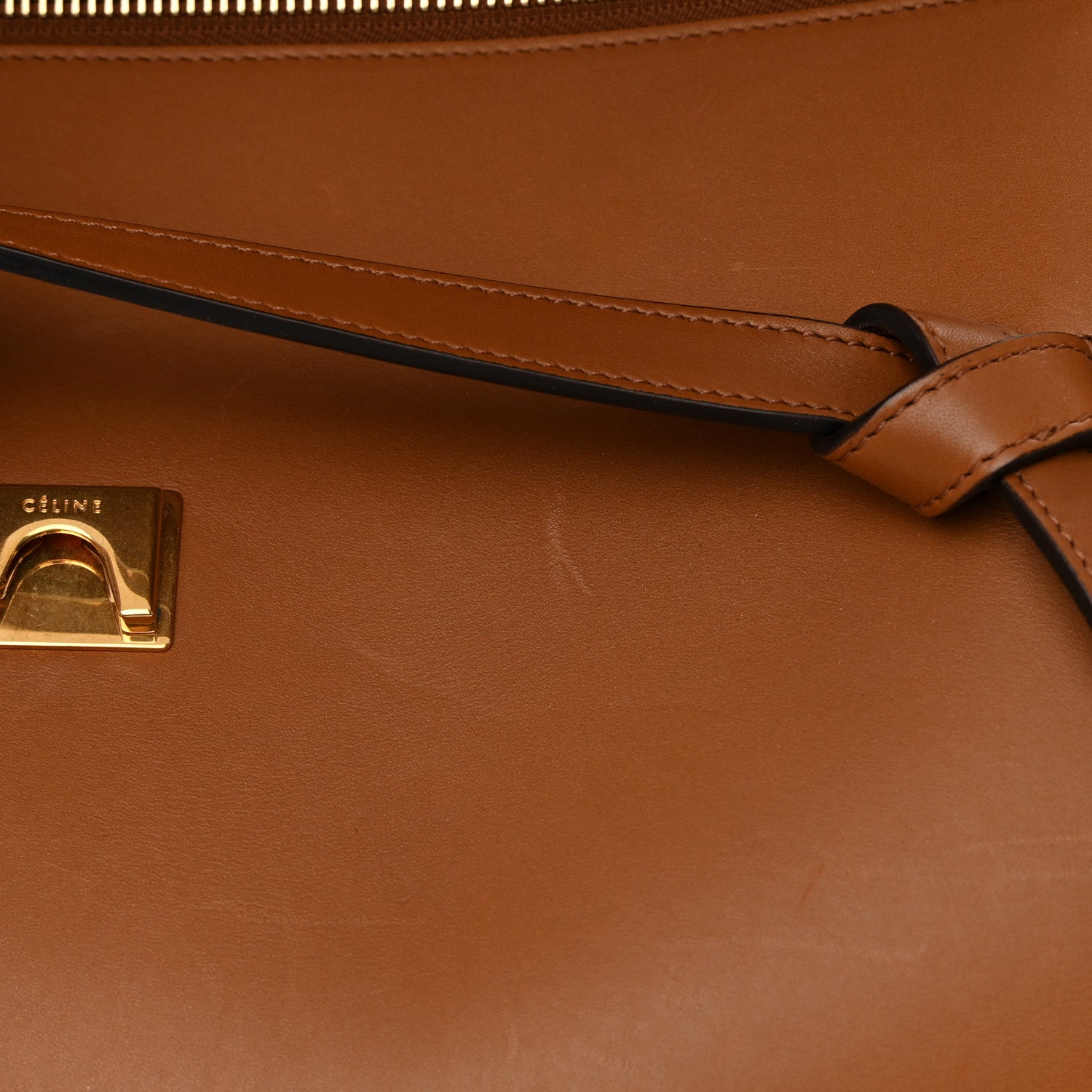 Celine Natural Calfskin Large Belt Bag Tan 17 of 21