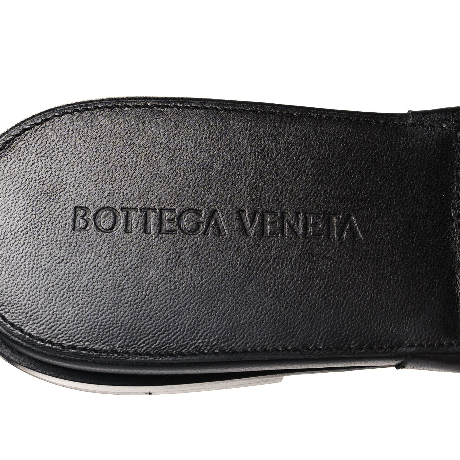 Bottega Veneta Nappa Quilted Rubber Lido Flat Sandals 38.5 Black 7 of 7